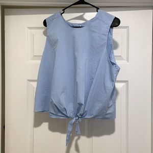Blue, summer tank